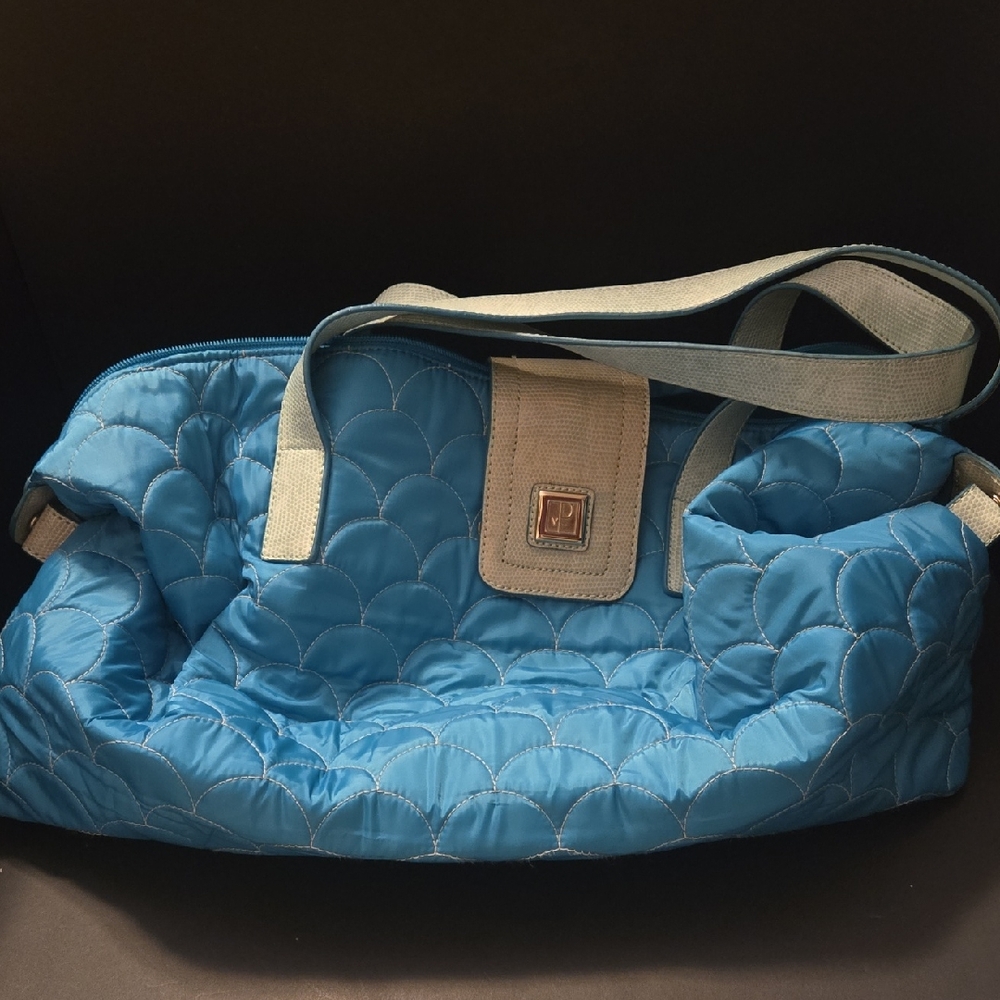 Diane Von Furstenberg Sky Blue Quilted Tote